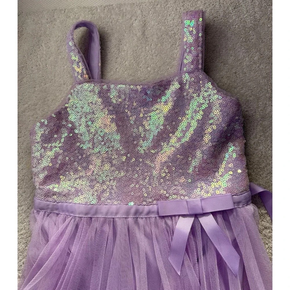 Zuni's girls  lavender sequins dress